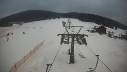 Dolní část sjezdovky Skiareálu Ramzová