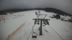 Dolní část sjezdovky Skiareálu Ramzová