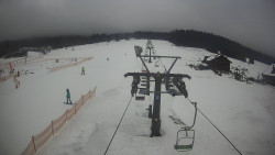 Dolní část sjezdovky Skiareálu Ramzová