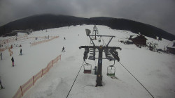 Dolní část sjezdovky Skiareálu Ramzová