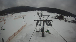 Dolní část sjezdovky Skiareálu Ramzová