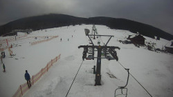 Dolní část sjezdovky Skiareálu Ramzová