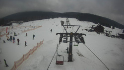 Dolní část sjezdovky Skiareálu Ramzová