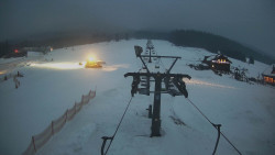 Dolní část sjezdovky Skiareálu Ramzová