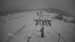 Dolní část sjezdovky Skiareálu Ramzová