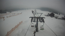 Dolní část sjezdovky Skiareálu Ramzová