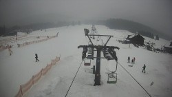 Dolní část sjezdovky Skiareálu Ramzová