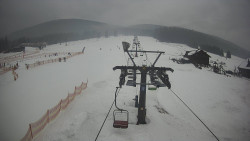 Dolní část sjezdovky Skiareálu Ramzová