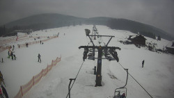 Dolní část sjezdovky Skiareálu Ramzová