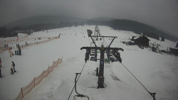 Dolní část sjezdovky Skiareálu Ramzová