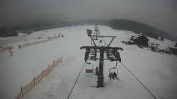 Dolní část sjezdovky Skiareálu Ramzová