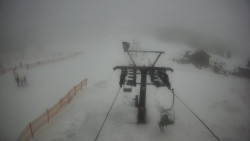 Dolní část sjezdovky Skiareálu Ramzová