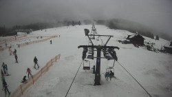 Dolní část sjezdovky Skiareálu Ramzová