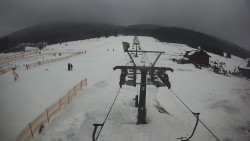 Dolní část sjezdovky Skiareálu Ramzová