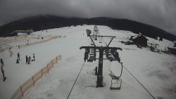 Dolní část sjezdovky Skiareálu Ramzová