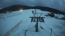 Dolní část sjezdovky Skiareálu Ramzová