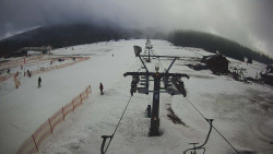 Dolní část sjezdovky Skiareálu Ramzová