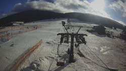 Dolní část sjezdovky Skiareálu Ramzová