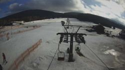 Dolní část sjezdovky Skiareálu Ramzová