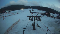 Dolní část sjezdovky Skiareálu Ramzová