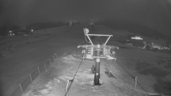 Dolní část sjezdovky Skiareálu Ramzová