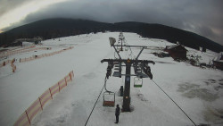 Dolní část sjezdovky Skiareálu Ramzová