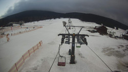 Dolní část sjezdovky Skiareálu Ramzová