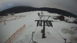 Dolní část sjezdovky Skiareálu Ramzová