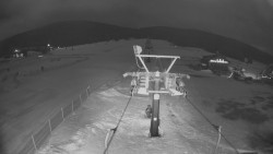 Dolní část sjezdovky Skiareálu Ramzová