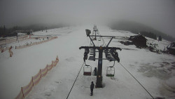 Dolní část sjezdovky Skiareálu Ramzová