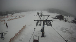 Dolní část sjezdovky Skiareálu Ramzová