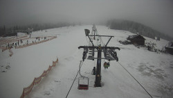 Dolní část sjezdovky Skiareálu Ramzová