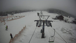 Dolní část sjezdovky Skiareálu Ramzová