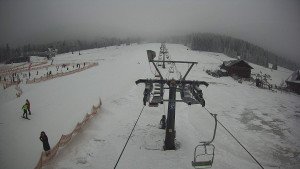 Horské atrakce Ramzová - Dolní část sjezdovky Skiareálu Ramzová - 29.1.2026 v 15:01