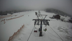 Dolní část sjezdovky Skiareálu Ramzová