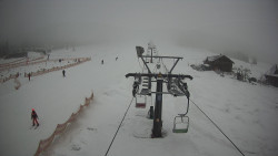 Dolní část sjezdovky Skiareálu Ramzová