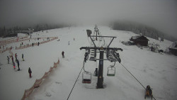 Dolní část sjezdovky Skiareálu Ramzová