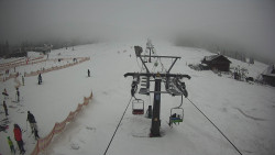 Dolní část sjezdovky Skiareálu Ramzová