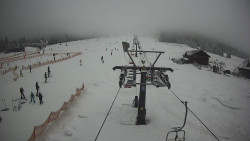 Dolní část sjezdovky Skiareálu Ramzová