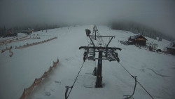 Dolní část sjezdovky Skiareálu Ramzová