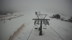 Dolní část sjezdovky Skiareálu Ramzová