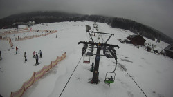 Dolní část sjezdovky Skiareálu Ramzová