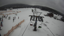 Dolní část sjezdovky Skiareálu Ramzová