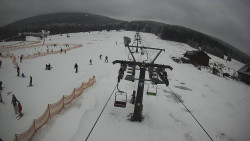 Dolní část sjezdovky Skiareálu Ramzová