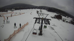 Dolní část sjezdovky Skiareálu Ramzová