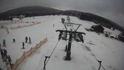 Dolní část sjezdovky Skiareálu Ramzová