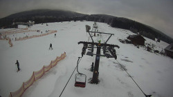 Dolní část sjezdovky Skiareálu Ramzová