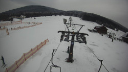 Dolní část sjezdovky Skiareálu Ramzová