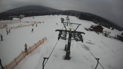 Dolní část sjezdovky Skiareálu Ramzová