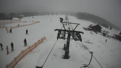 Dolní část sjezdovky Skiareálu Ramzová